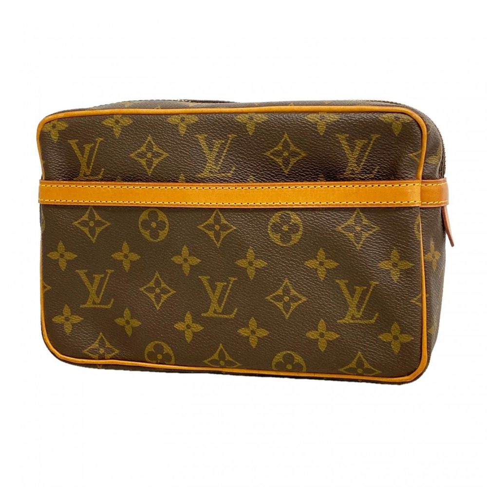 LOUIS VUITTON Brown Monogram Clutch Bag - Picture 1 of 9